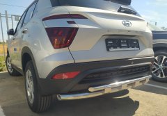 Тюнинг внедорожника Защита заднего бампера Hyundai Creta 2021