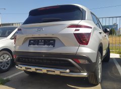Тюнинг внедорожника Защита заднего бампера Hyundai Creta 2021