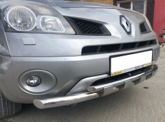 Тюнинг внедорожника Защита переднего бампера Renault Koleos 2008-2016