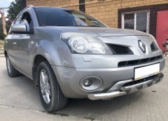 Тюнинг внедорожника Защита переднего бампера Renault Koleos 2008-2016