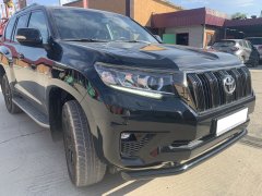 Тюнинг внедорожника Защита переднего бампера Toyota Land Cruiser Prado 150 2017