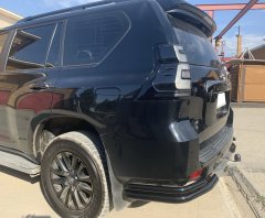 Тюнинг внедорожника Защита заднего бампера Toyota Land Cruiser Prado 150 2017