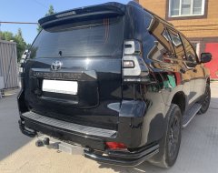 Тюнинг внедорожника Защита заднего бампера Toyota Land Cruiser Prado 150 2017