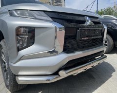 Тюнинг внедорожника Защита переднего бампера Mitsubishi L200 2019