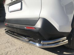 Тюнинг внедорожника Защита заднего бампера Toyota RAV4 2019