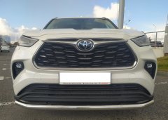 Тюнинг внедорожника Защита переднего бампера Toyota Highlander 2021