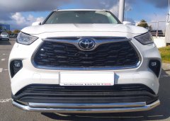 Тюнинг внедорожника Защита переднего бампера Toyota Highlander 2021