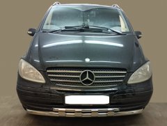 Тюнинг внедорожника Защита переднего бампера Mercedes-Benz Vito 2005-2010, 2010-2014 (рестайлинг)