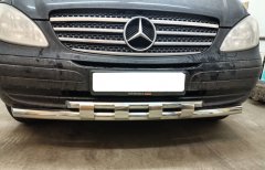 Тюнинг внедорожника Защита переднего бампера Mercedes-Benz Vito 2005-2010, 2010-2014 (рестайлинг)