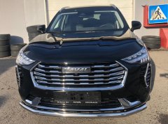 Тюнинг внедорожника Защита переднего бампера Haval Jolion 2021 