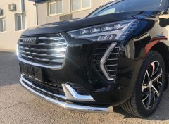Тюнинг внедорожника Защита переднего бампера Haval Jolion 2021 