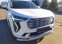 Тюнинг внедорожника Защита переднего бампера Haval Jolion 2021 