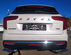 Тюнинг внедорожника Защита заднего бампера Haval Jolion 2021 