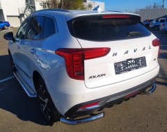 Тюнинг внедорожника Защита заднего бампера Haval Jolion 2021 