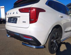 Тюнинг внедорожника Защита заднего бампера Haval Jolion 2021 