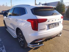 Тюнинг внедорожника Защита заднего бампера Haval Jolion 2021 