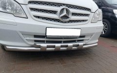Тюнинг внедорожника Защита переднего бампера Mercedes-Benz Vito 2005-2010, 2010-2014 (рестайлинг)