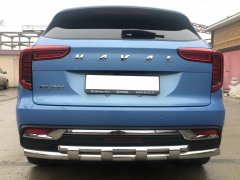 Тюнинг внедорожника Защита заднего бампера Haval Jolion 2021 