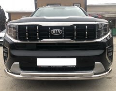 Тюнинг внедорожника Защита переднего бампера KIA Mohave 2021
