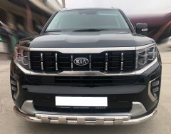 Тюнинг внедорожника Защита переднего бампера KIA Mohave 2021