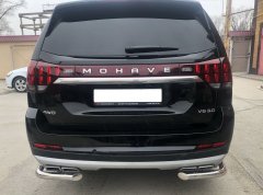 Тюнинг внедорожника Защита заднего бампера KIA Mohave 2021