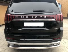 Тюнинг внедорожника Защита заднего бампера KIA Mohave 2021