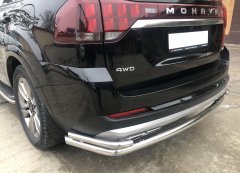 Тюнинг внедорожника Защита заднего бампера KIA Mohave 2021