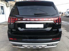 Тюнинг внедорожника Защита заднего бампера KIA Mohave 2021