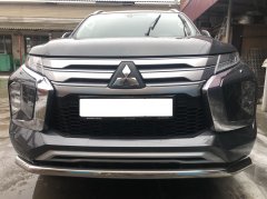 Тюнинг внедорожника Защита переднего бампера Mitsubishi Pajero Sport 2021