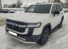 Тюнинг внедорожника Защита переднего бампера Toyota Land Cruiser 300 GR Sport 2021