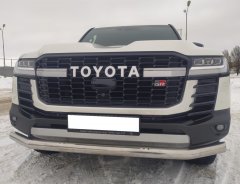 Тюнинг внедорожника Защита переднего бампера Toyota Land Cruiser 300 GR Sport 2021