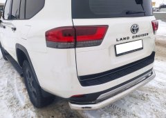 Тюнинг внедорожника Защита заднего бампера Toyota Land Cruiser 300 GR Sport 2021