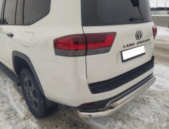 Тюнинг внедорожника Защита заднего бампера Toyota Land Cruiser 300 GR Sport 2021