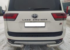 Тюнинг внедорожника Защита заднего бампера Toyota Land Cruiser 300 GR Sport 2021