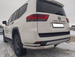 Тюнинг внедорожника Защита заднего бампера Toyota Land Cruiser 300 GR Sport 2021