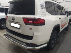 Тюнинг внедорожника Защита заднего бампера Toyota Land Cruiser 300 GR Sport 2021