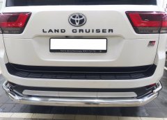 Тюнинг внедорожника Защита заднего бампера Toyota Land Cruiser 300 GR Sport 2021