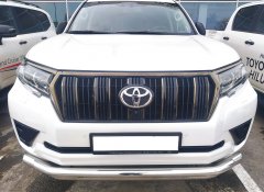Тюнинг внедорожника Защита переднего бампера Toyota Land Cruiser Prado 150 2017