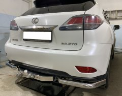 Тюнинг внедорожника Защита заднего бампера Lexus RX270/RX350/RX450h 2009-2012_ 2012-2015