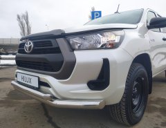 Тюнинг внедорожника Защита переднего бампера Toyota Hilux 2021
