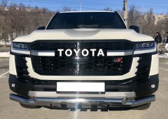 Тюнинг внедорожника Защита переднего бампера Toyota Land Cruiser 300 GR Sport 2021