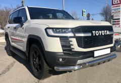 Тюнинг внедорожника Защита переднего бампера Toyota Land Cruiser 300 GR Sport 2021