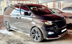 Тюнинг внедорожника Защита переднего бампера Hyundai H1 Grand Starex 2018