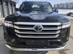 Тюнинг внедорожника Защита переднего бампера Toyota Land Cruiser 300 2021 (Комфорт плюс)