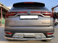 Тюнинг внедорожника Защита заднего бампера Changan CS35 Plus 2021