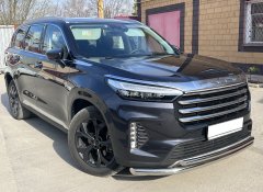 Тюнинг внедорожника Защита переднего бампера Chery Exeed VX 2022
