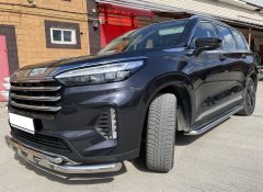 Тюнинг внедорожника Защита переднего бампера Chery Exeed VX 2022