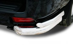 Тюнинг внедорожника Защита заднего бампера Toyota Land Cruiser Prado 150 2010