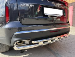 Тюнинг внедорожника Защита заднего бампера Chery Exeed VX 2022