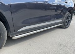Тюнинг внедорожника Защита штатного порога труба Chery Exeed VX 2022